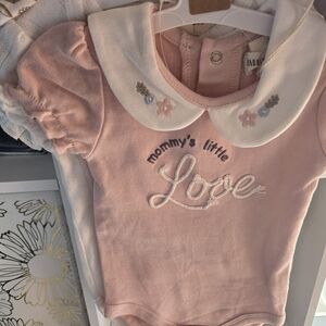 Rabbit+Bear 3 Piece Onsie Set-Size 3-6 Mos NWT